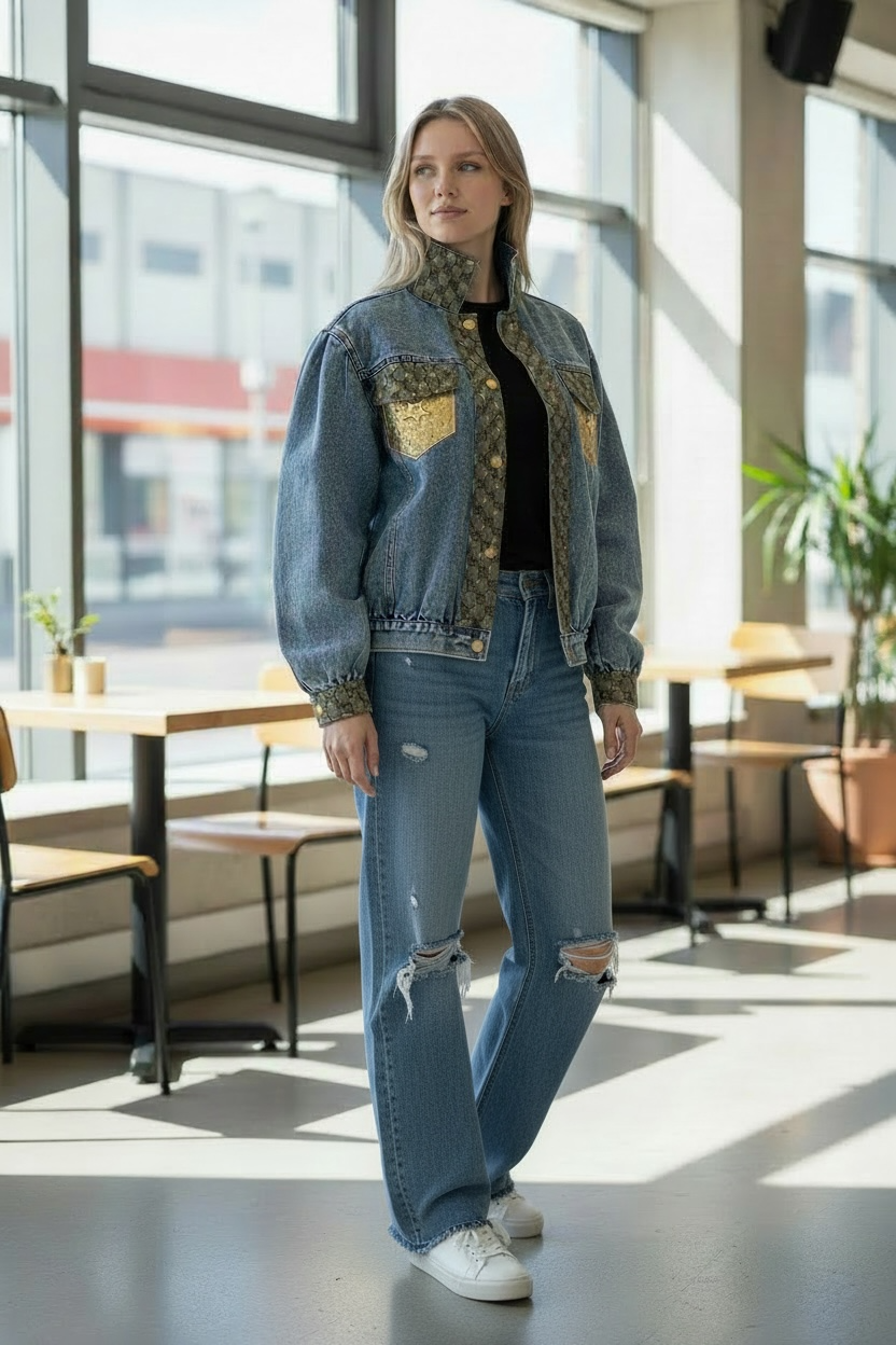 Gucci Bees Denim Jacket